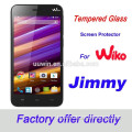Curved edge premium tempered glass screen protector,9H-0.33mm-2.5d for Wiko Jimmy